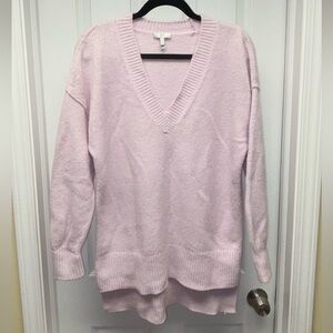 Joie Lilac V-Neck Knit Sweater | Medium